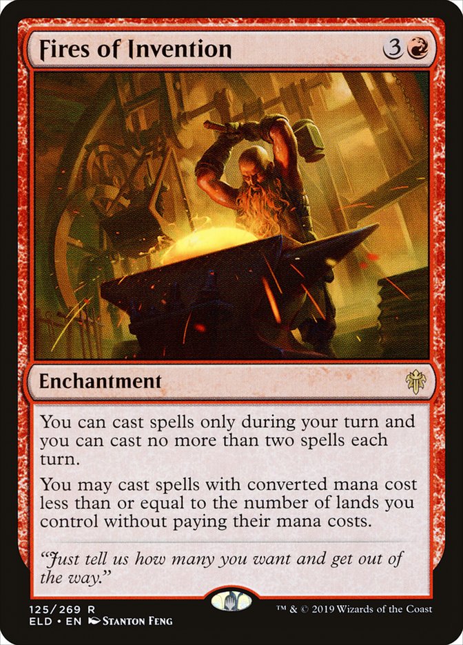 Fires of Invention [Throne of Eldraine] MTG Single Magic: The Gathering    | Red Claw Gaming