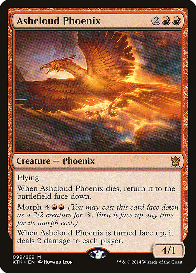 Ashcloud Phoenix [Khans of Tarkir] MTG Single Magic: The Gathering    | Red Claw Gaming