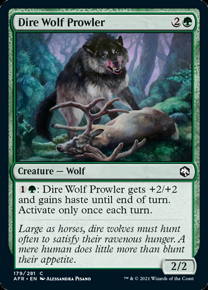 Dire Wolf Prowler [Dungeons & Dragons: Adventures in the Forgotten Realms] MTG Single Magic: The Gathering    | Red Claw Gaming