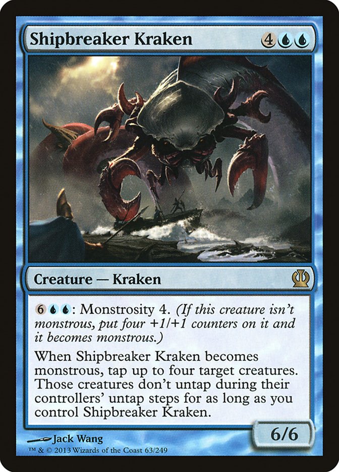 Shipbreaker Kraken [Theros] MTG Single Magic: The Gathering    | Red Claw Gaming