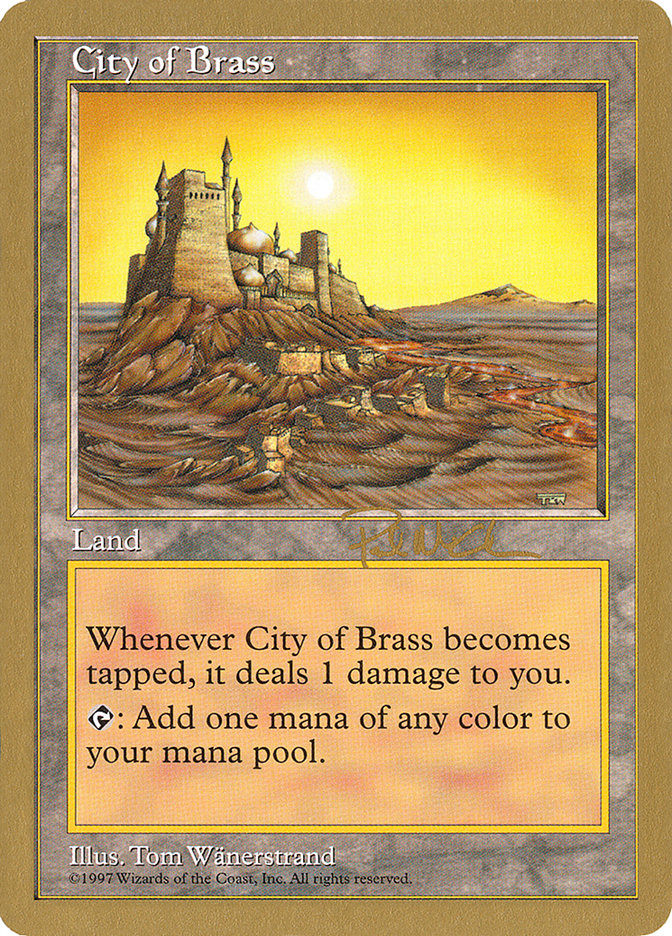 City of Brass (Paul McCabe) [World Championship Decks 1997] MTG Single Magic: The Gathering    | Red Claw Gaming