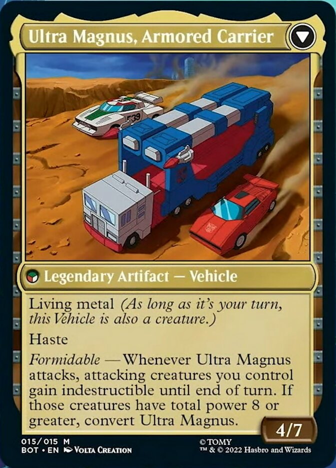 Ultra Magnus, Tactician // Ultra Magnus, Armored Carrier [Transformers] MTG Single Magic: The Gathering    | Red Claw Gaming