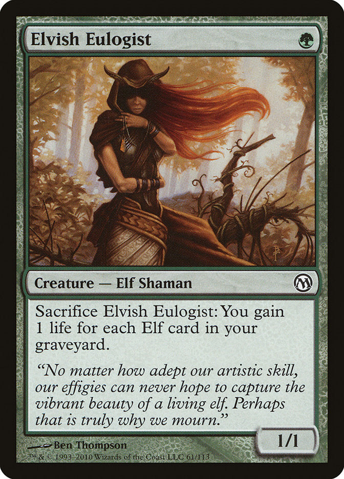 Elvish Eulogist [Duels of the Planeswalkers] MTG Single Magic: The Gathering    | Red Claw Gaming