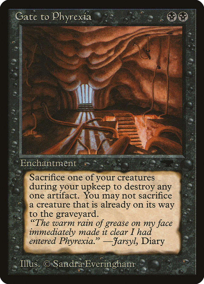 Gate to Phyrexia [Antiquities] MTG Single Magic: The Gathering    | Red Claw Gaming