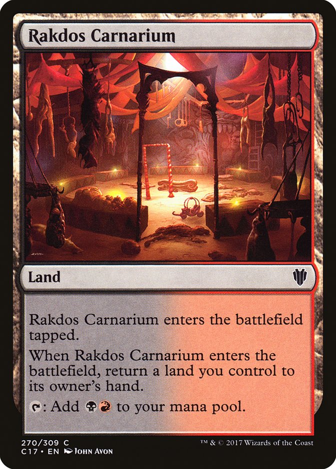 Rakdos Carnarium [Commander 2017] MTG Single Magic: The Gathering    | Red Claw Gaming