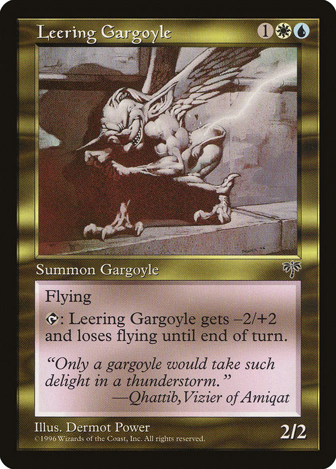 Leering Gargoyle [Mirage] MTG Single Magic: The Gathering    | Red Claw Gaming