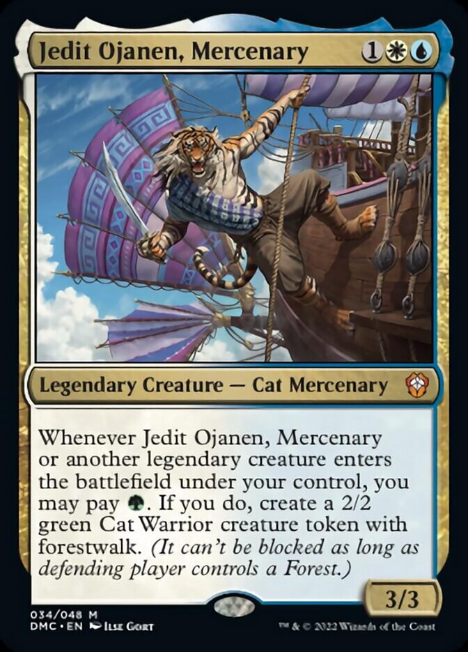 Jedit Ojanen, Mercenary [Dominaria United Commander] MTG Single Magic: The Gathering    | Red Claw Gaming