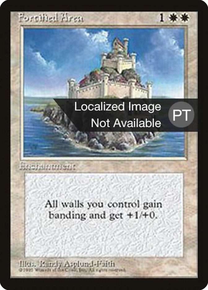 Fortified Area [Fourth Edition (Foreign Black Border)] MTG Single Magic: The Gathering    | Red Claw Gaming