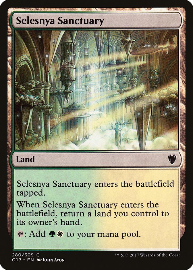 Selesnya Sanctuary [Commander 2017] MTG Single Magic: The Gathering    | Red Claw Gaming