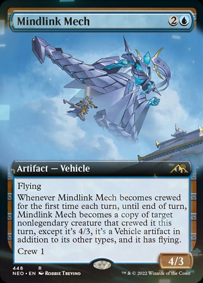 Mindlink Mech (Extended Art) [Kamigawa: Neon Dynasty] MTG Single Magic: The Gathering    | Red Claw Gaming