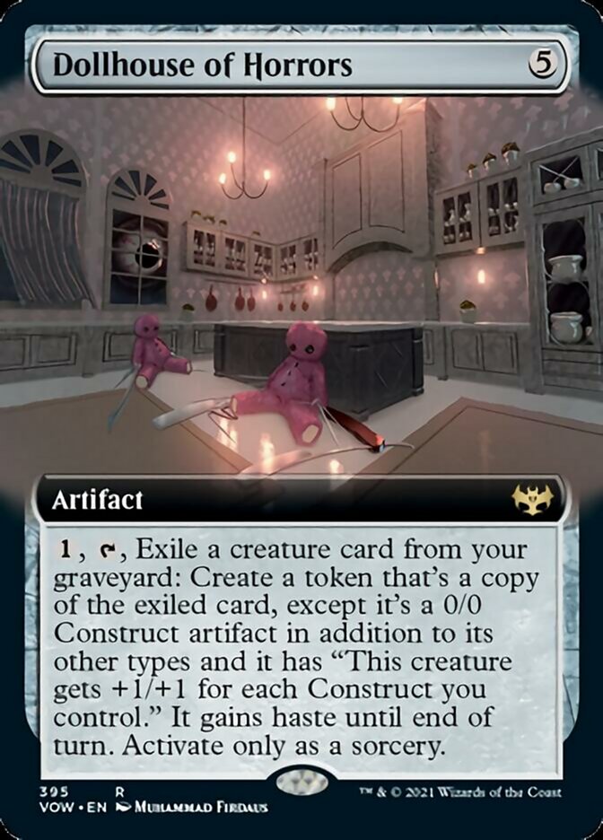 Dollhouse of Horrors (Extended Art) [Innistrad: Crimson Vow] MTG Single Magic: The Gathering    | Red Claw Gaming