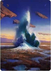 Flooded Strand Art Card [Zendikar Rising Art Series] MTG Single Magic: The Gathering    | Red Claw Gaming