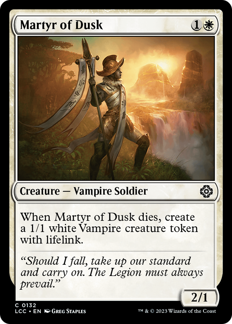 Martyr of Dusk [The Lost Caverns of Ixalan Commander] MTG Single Magic: The Gathering    | Red Claw Gaming