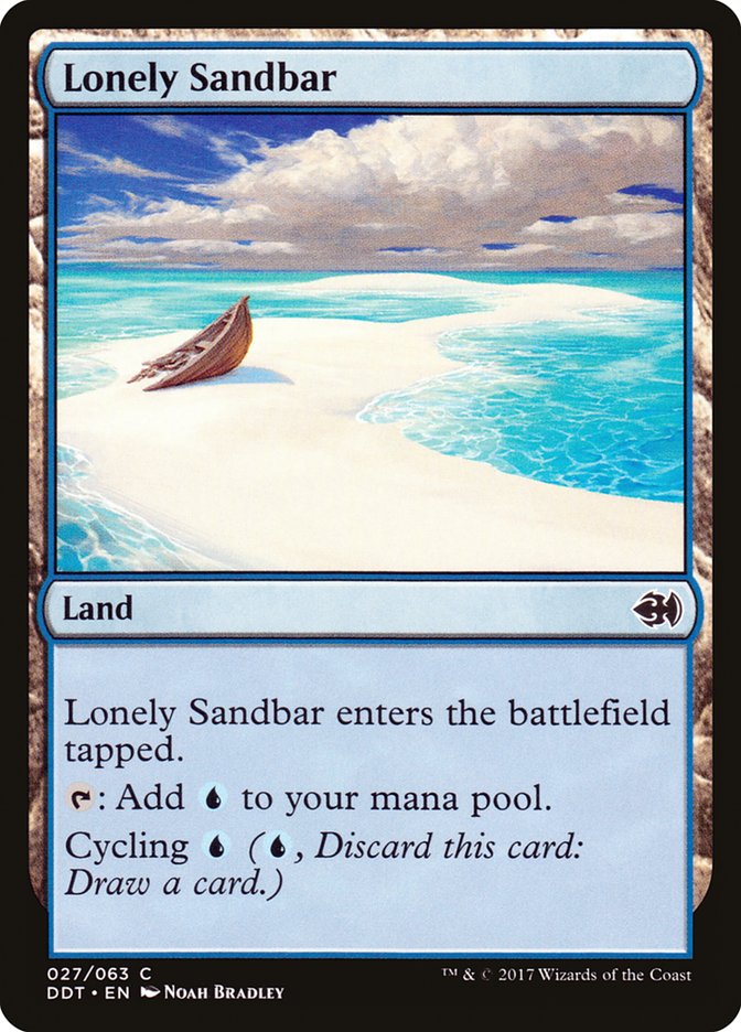 Lonely Sandbar [Duel Decks: Merfolk vs. Goblins] MTG Single Magic: The Gathering    | Red Claw Gaming