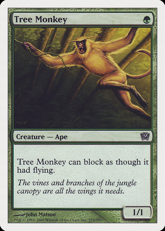 Tree Monkey [Ninth Edition] MTG Single Magic: The Gathering    | Red Claw Gaming