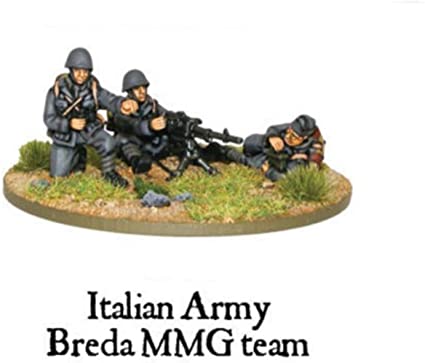 Italian Army Breda medium machine gun team Italian Warlord Games    | Red Claw Gaming