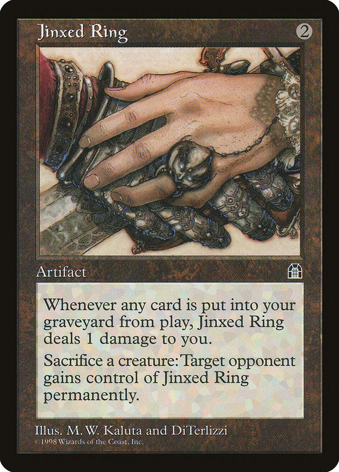 Jinxed Ring [Stronghold] MTG Single Magic: The Gathering    | Red Claw Gaming