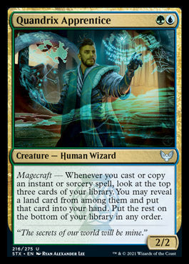 Quandrix Apprentice [Strixhaven: School of Mages] MTG Single Magic: The Gathering    | Red Claw Gaming