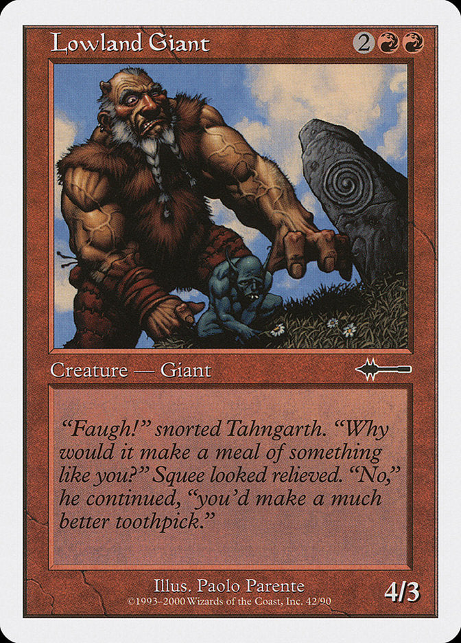 Lowland Giant [Beatdown] MTG Single Magic: The Gathering    | Red Claw Gaming