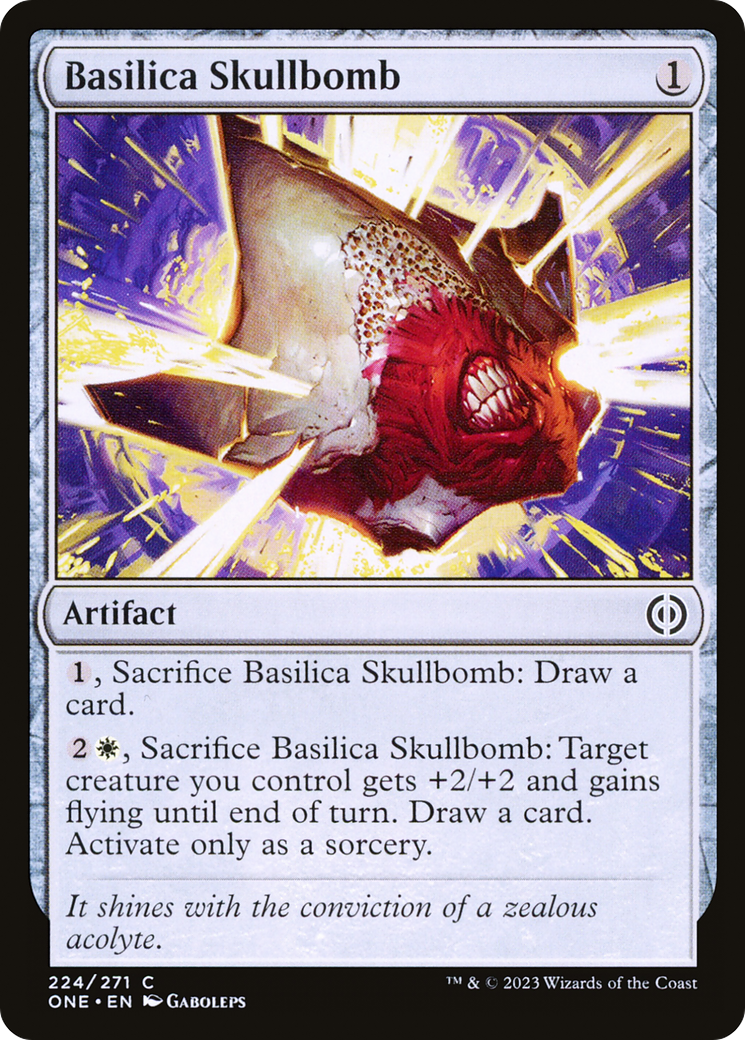 Basilica Skullbomb [Phyrexia: All Will Be One] MTG Single Magic: The Gathering    | Red Claw Gaming