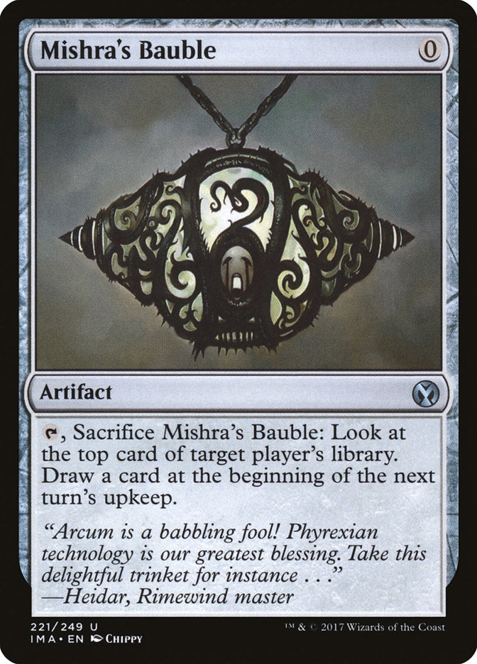 Mishra's Bauble [Iconic Masters] MTG Single Magic: The Gathering    | Red Claw Gaming