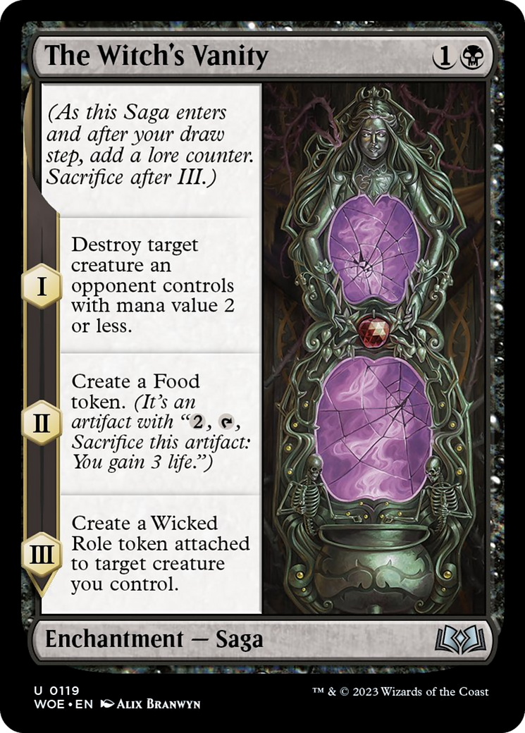 The Witch's Vanity [Wilds of Eldraine] MTG Single Magic: The Gathering    | Red Claw Gaming