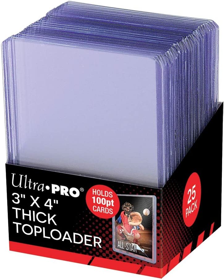 3" X 4" Thick Toploader Deck Protectors Ultra Pro    | Red Claw Gaming