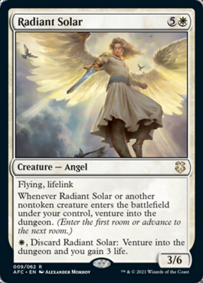 Radiant Solar [Dungeons & Dragons: Adventures in the Forgotten Realms Commander] MTG Single Magic: The Gathering    | Red Claw Gaming