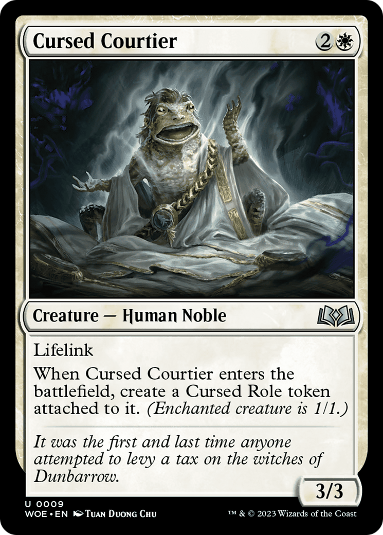 Cursed Courtier [Wilds of Eldraine] MTG Single Magic: The Gathering    | Red Claw Gaming