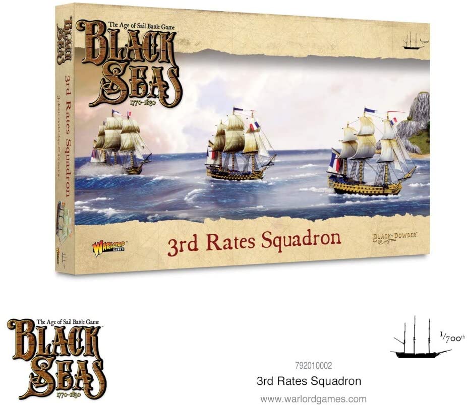 Black Seas 3rd Rates Squadron Black Seas Warlord Games    | Red Claw Gaming