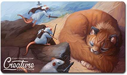 Three Brave Mice Playmat Playmat Star City Games    | Red Claw Gaming