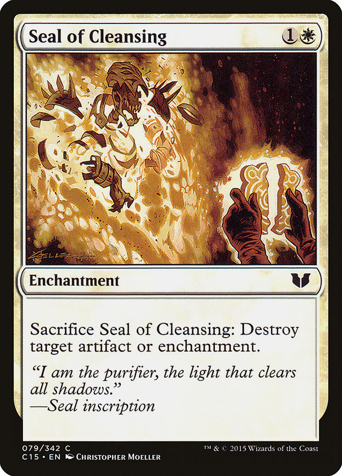Seal of Cleansing [Commander 2015] MTG Single Magic: The Gathering    | Red Claw Gaming