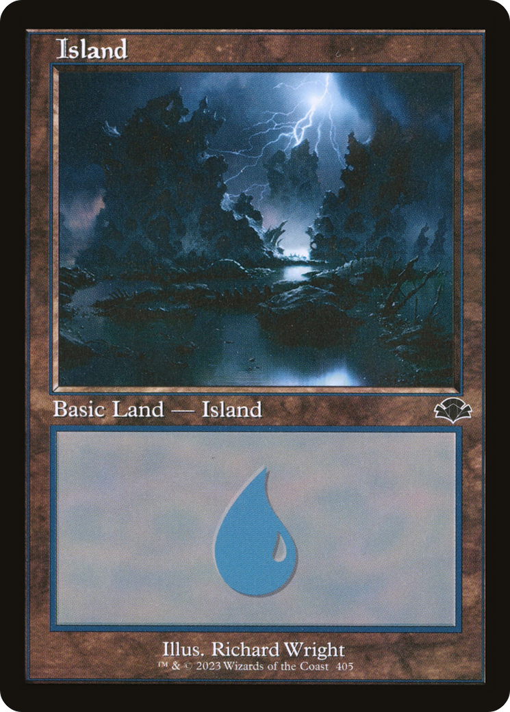 Island (405) (Retro) [Dominaria Remastered] MTG Single Magic: The Gathering    | Red Claw Gaming