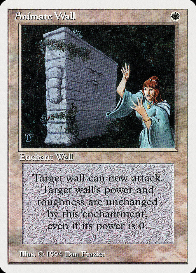 Animate Wall [Summer Magic / Edgar] MTG Single Magic: The Gathering    | Red Claw Gaming