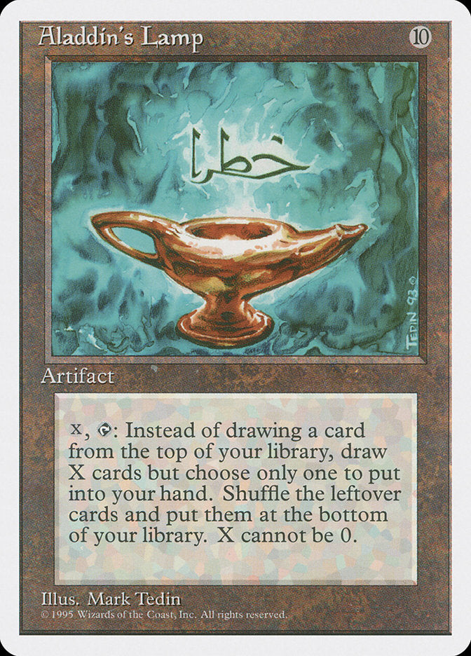 Aladdin's Lamp [Fourth Edition] MTG Single Magic: The Gathering    | Red Claw Gaming