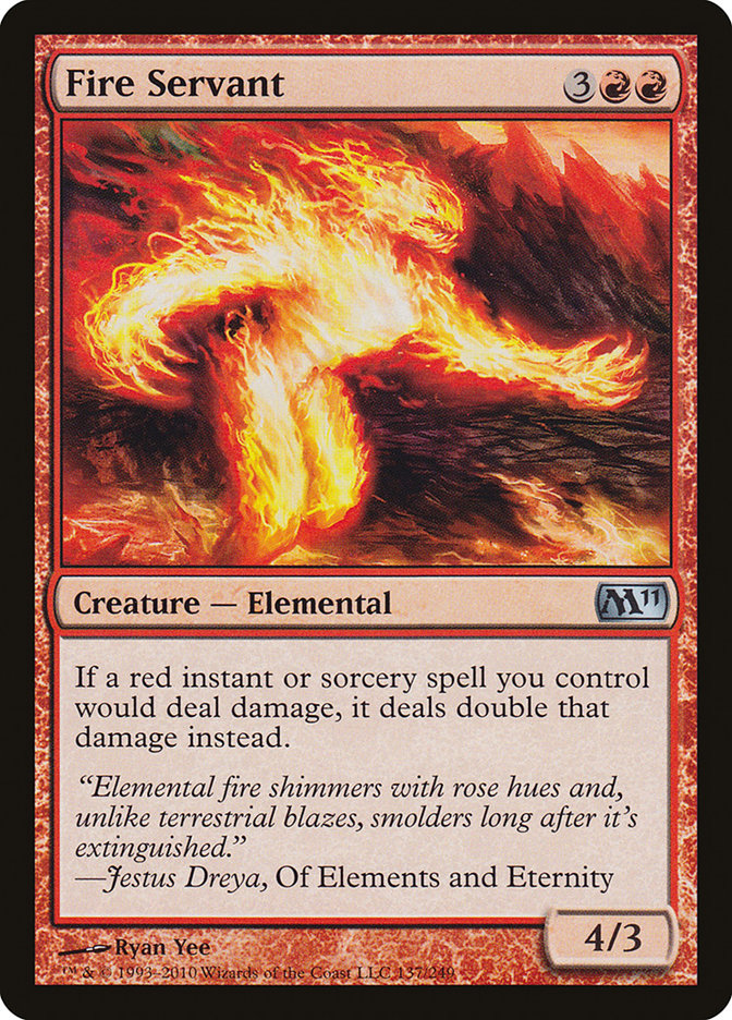 Fire Servant [Magic 2011] MTG Single Magic: The Gathering    | Red Claw Gaming