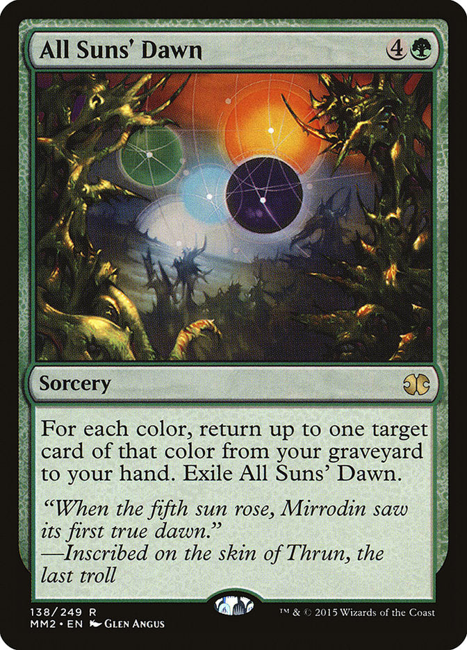 All Suns' Dawn [Modern Masters 2015] MTG Single Magic: The Gathering    | Red Claw Gaming