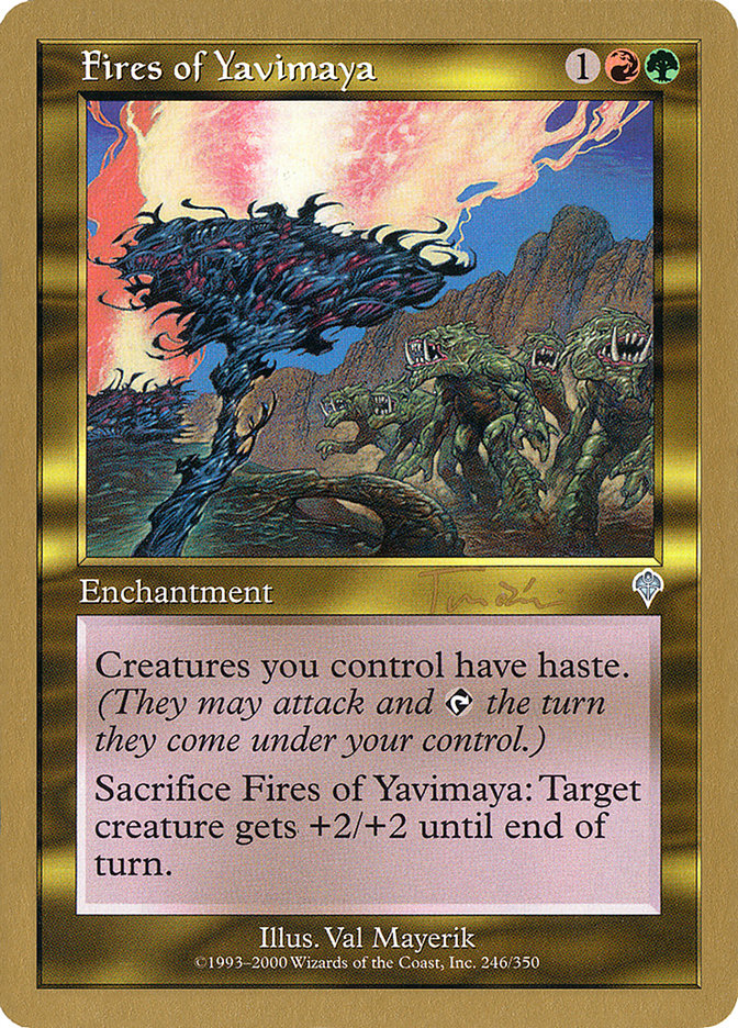 Fires of Yavimaya (Jan Tomcani) [World Championship Decks 2001] MTG Single Magic: The Gathering    | Red Claw Gaming