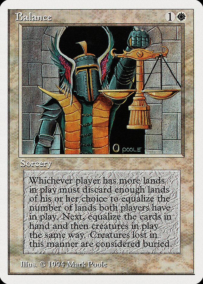 Balance [Summer Magic / Edgar] MTG Single Magic: The Gathering    | Red Claw Gaming