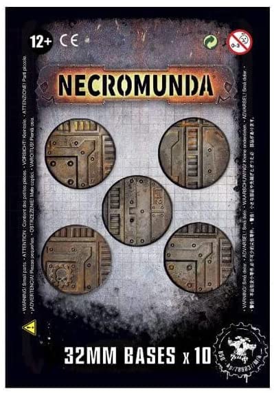 NECROMUNDA 32MM BASES (X10) Necromunda Games Workshop    | Red Claw Gaming