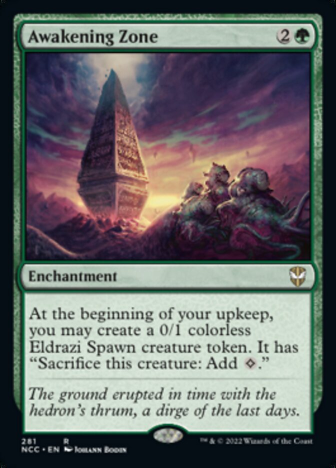 Awakening Zone [Streets of New Capenna Commander] MTG Single Magic: The Gathering    | Red Claw Gaming