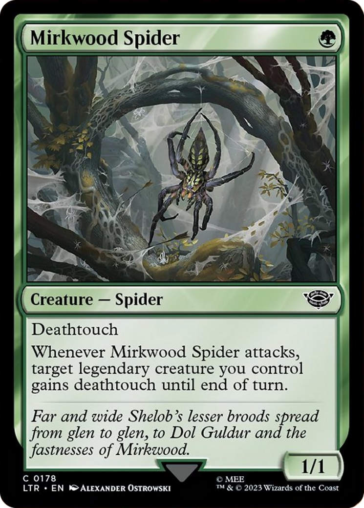 Mirkwood Spider [The Lord of the Rings: Tales of Middle-Earth] MTG Single Magic: The Gathering    | Red Claw Gaming
