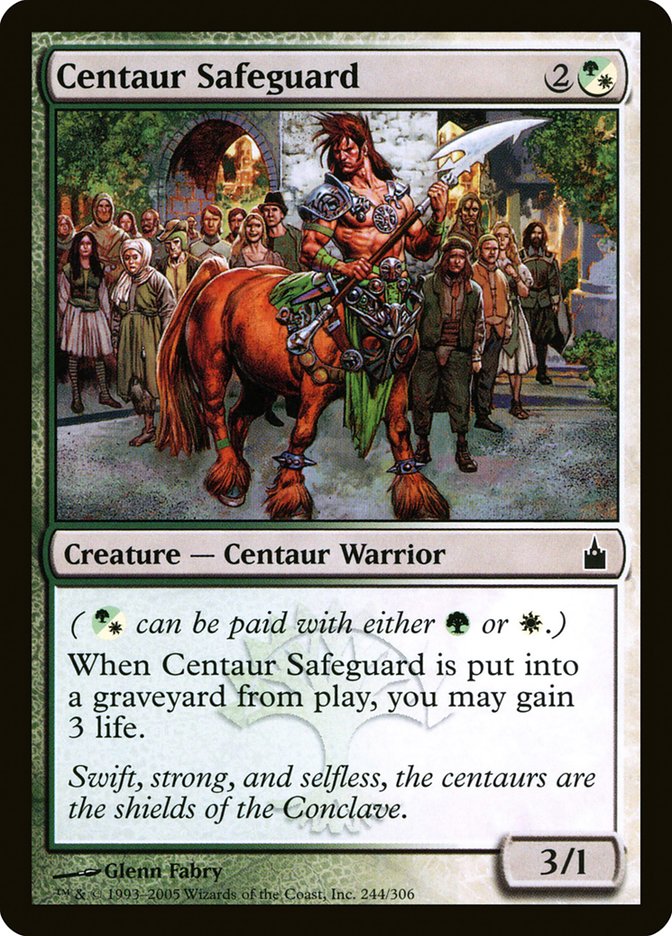Centaur Safeguard [Ravnica: City of Guilds] MTG Single Magic: The Gathering    | Red Claw Gaming
