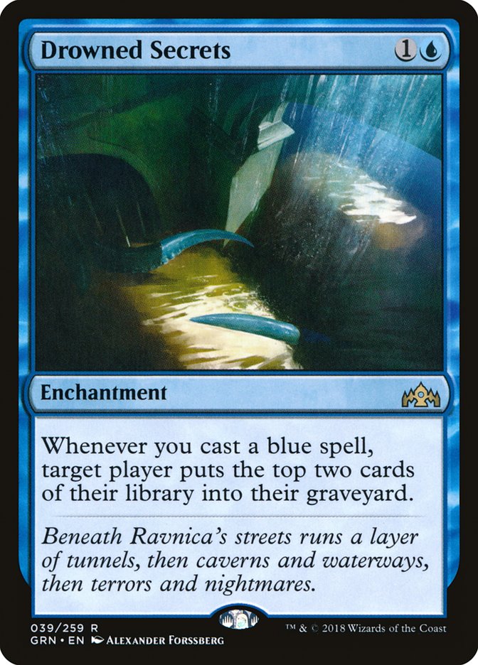 Drowned Secrets [Guilds of Ravnica] MTG Single Magic: The Gathering    | Red Claw Gaming