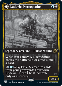Ludevic, Necrogenius // Olag, Ludevic's Hubris [Innistrad: Double Feature] MTG Single Magic: The Gathering    | Red Claw Gaming