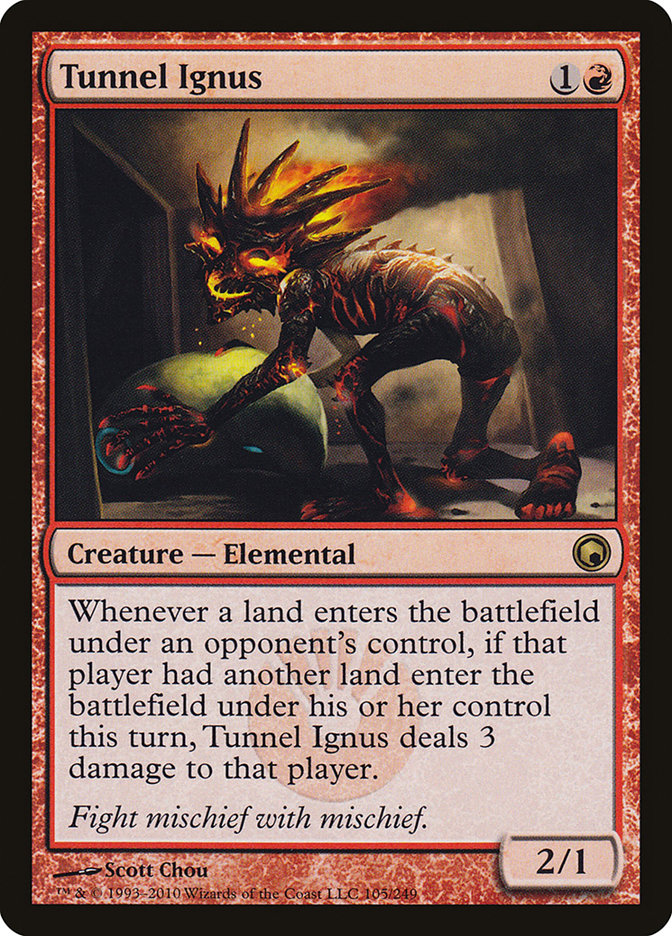 Tunnel Ignus [Scars of Mirrodin] MTG Single Magic: The Gathering    | Red Claw Gaming
