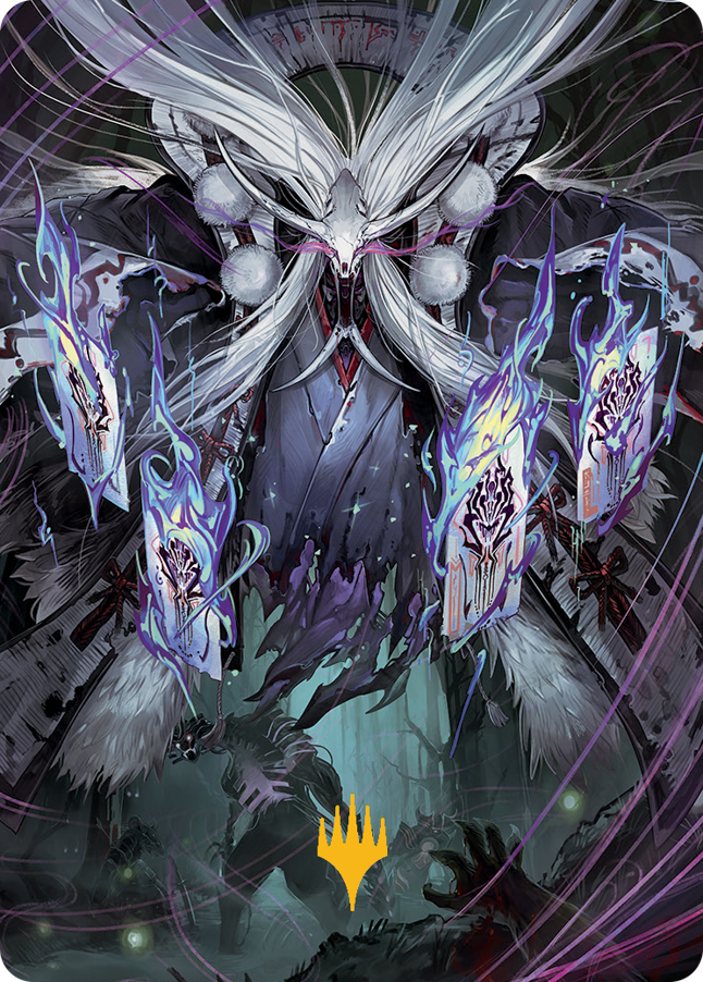Horobi, Death's Wail Art Card (Gold-Stamped Signature) [March of the Machine Art Series] MTG Single Magic: The Gathering    | Red Claw Gaming