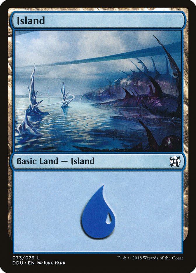 Island (73) [Duel Decks: Elves vs. Inventors] MTG Single Magic: The Gathering    | Red Claw Gaming