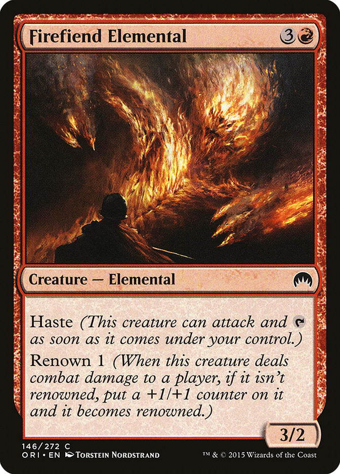 Firefiend Elemental [Magic Origins] MTG Single Magic: The Gathering    | Red Claw Gaming