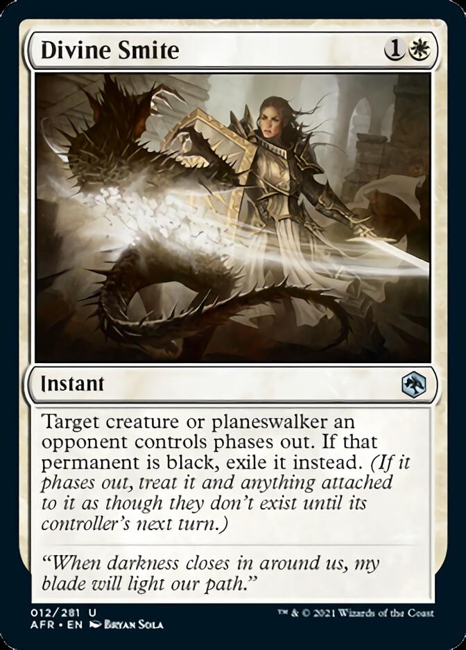 Divine Smite [Dungeons & Dragons: Adventures in the Forgotten Realms] MTG Single Magic: The Gathering    | Red Claw Gaming